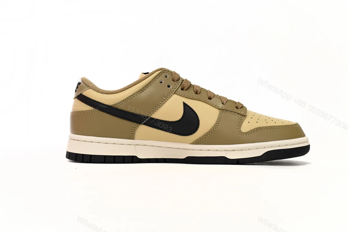 View 3 of Nike Dunk Low Khaki Brown DD1503-200