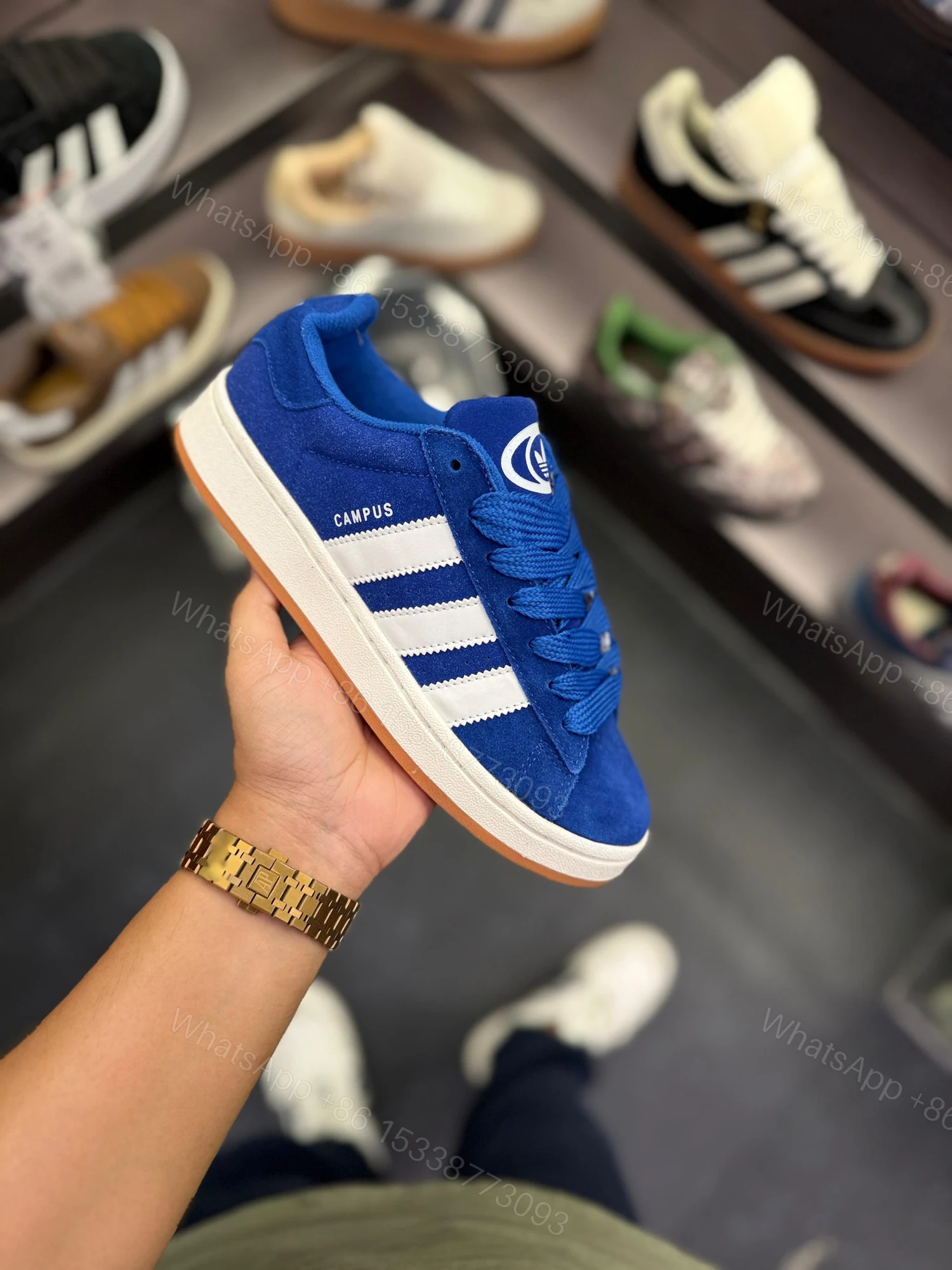 View 4 of FIRST COPY ADIDAS ORIGINALS CAMPUS ROYAL BLUE