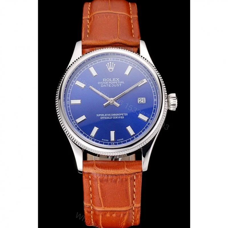 View 2 of Superclone Rolex Datejust Blue Dial REP016817 38 mm