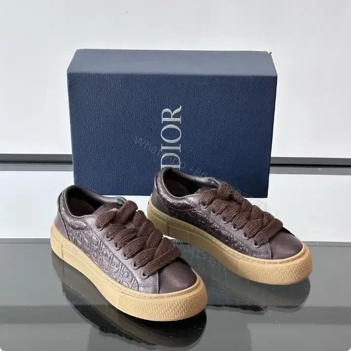 View 2 of DIOR B33 SPIN SNEAKERS IN BROWN – CD205