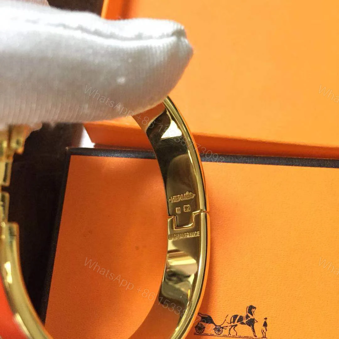 View 5 of 100% Original Hermes H Bracelet