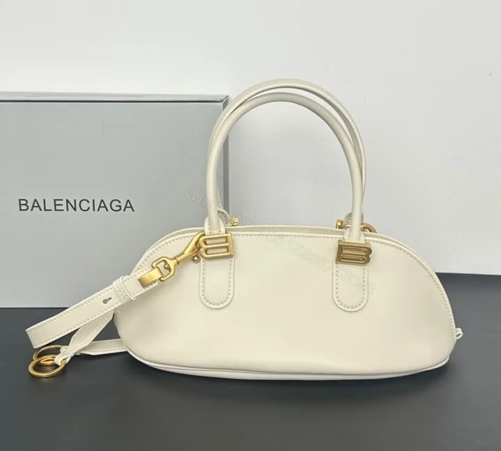 View 5 of Balenciaga Dupe Bolero Bowling Bag Mini 8812