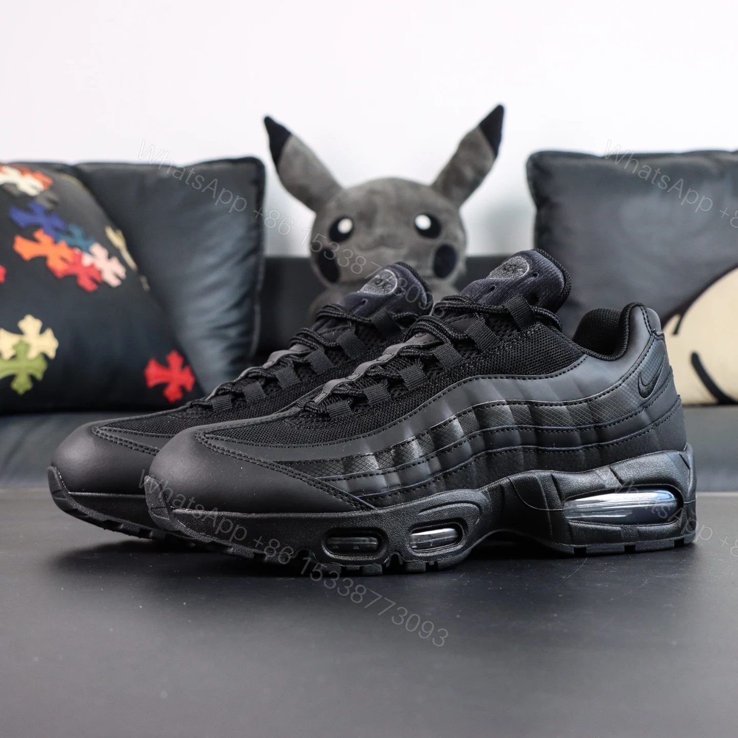 View 8 of Air Max 95 Triple Black Reps