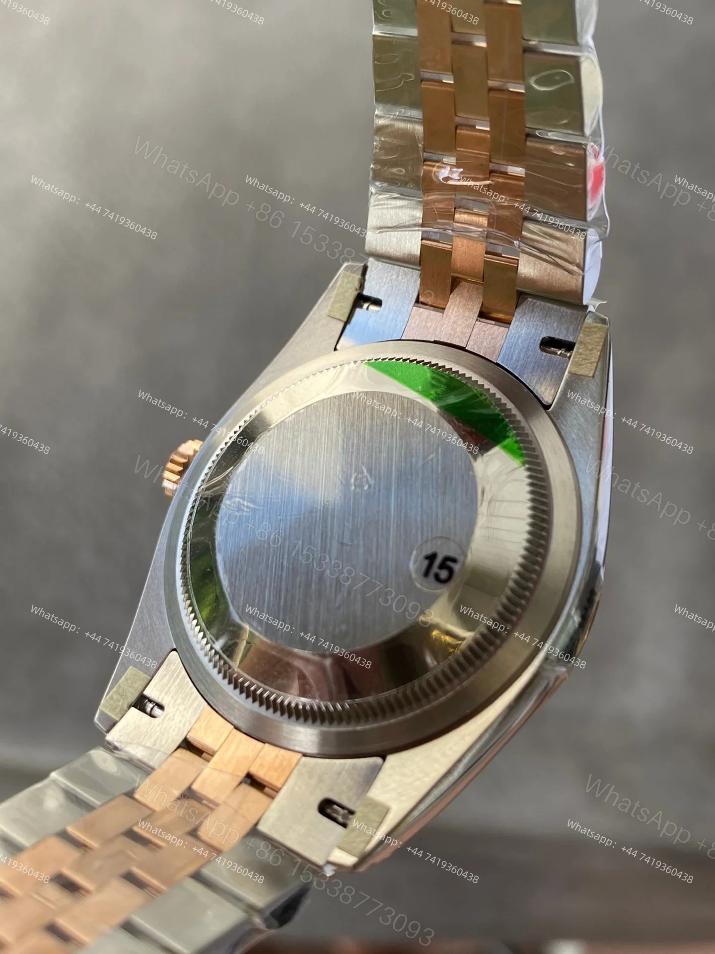 View 10 of Rolex Datejust M126231-0029 1:1 Replica Rose Gold Roman Gray Dial Jubilee 36MM 3235 Movement Super Clone Watch