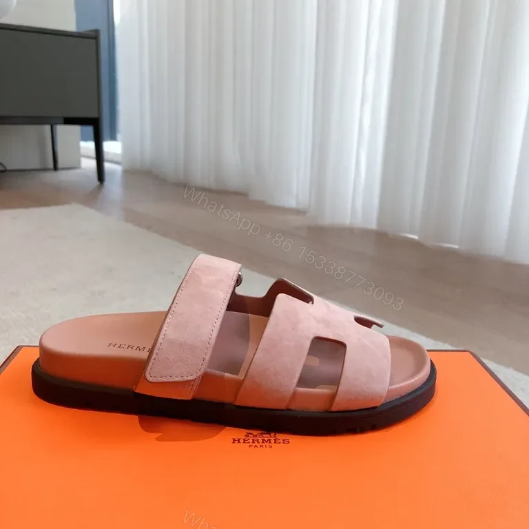 Soft Pink Leather-Feel Sandals: Everyday Luxury Chic Comfort — view 1