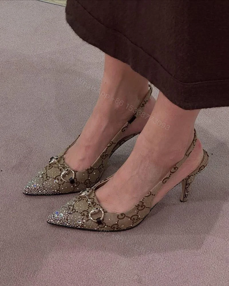 View 2 of FIRST COPY Gucci Sparkle Heels