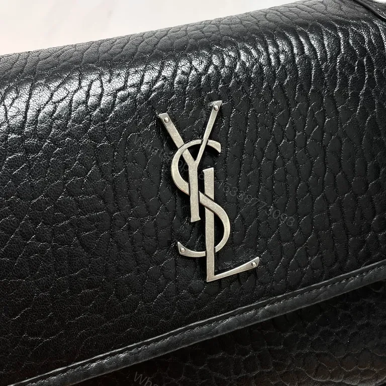 View 8 of Pebbled Leather Shoulder Bag â€“ Compact Luxury with Signature Hardware