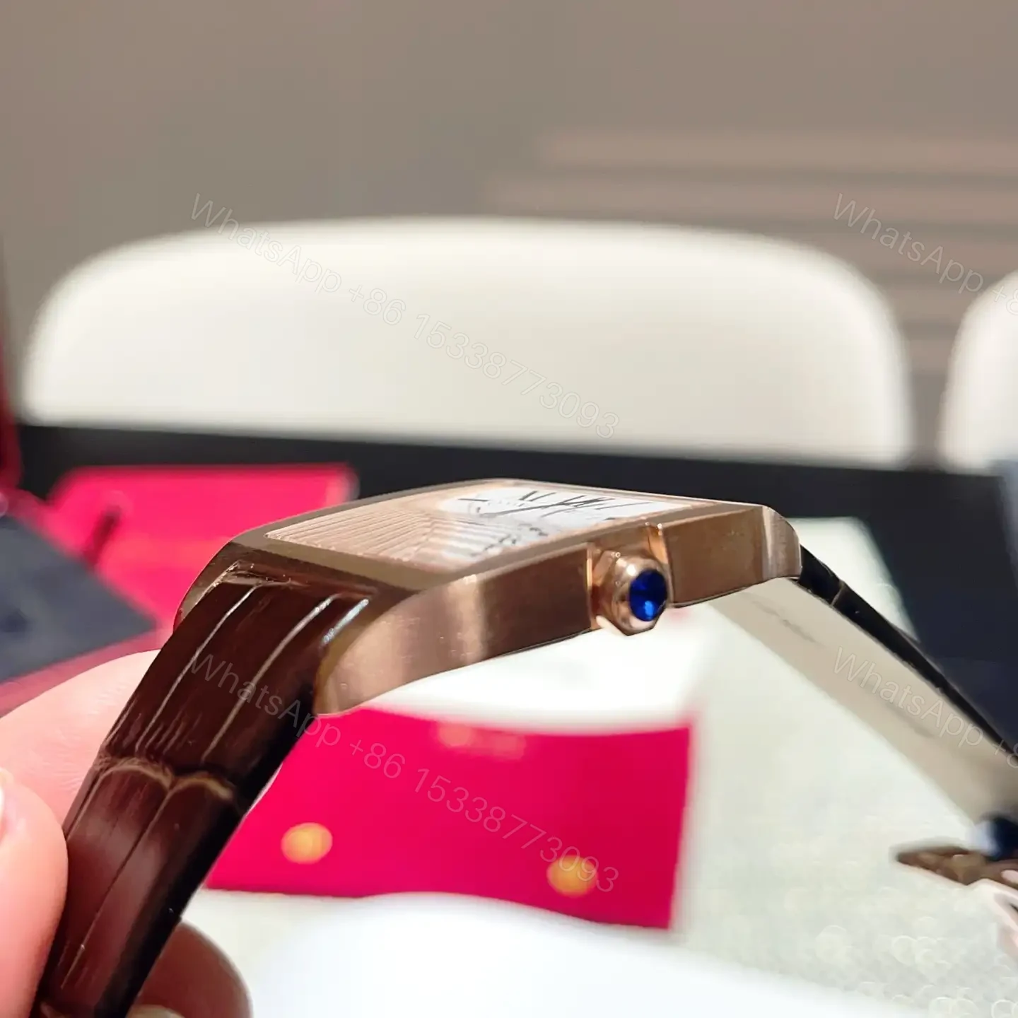 View 7 of Cartier Santos Dumont 34.6 Pink Gold W2006951