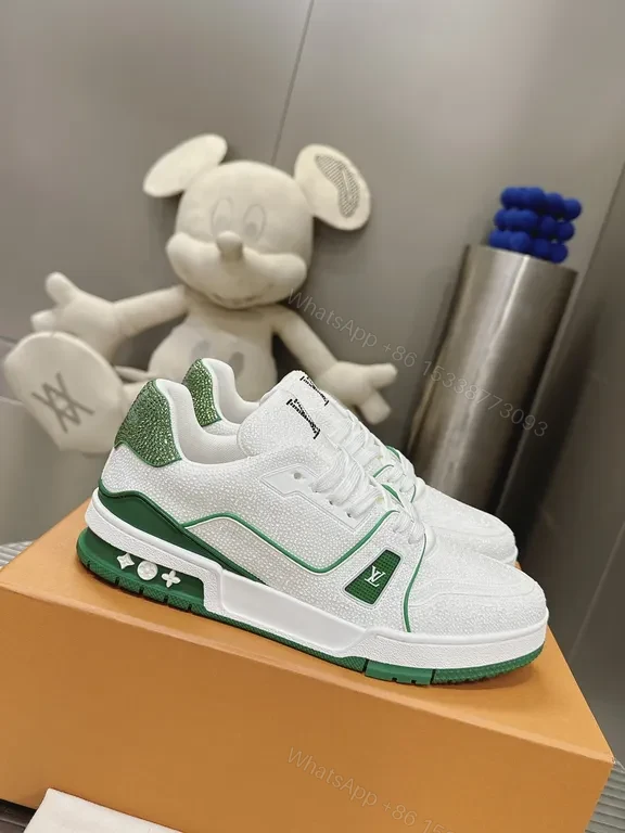View 2 of Chic Velocity Trainers: Luxury LV-Style Comfort Sneakers