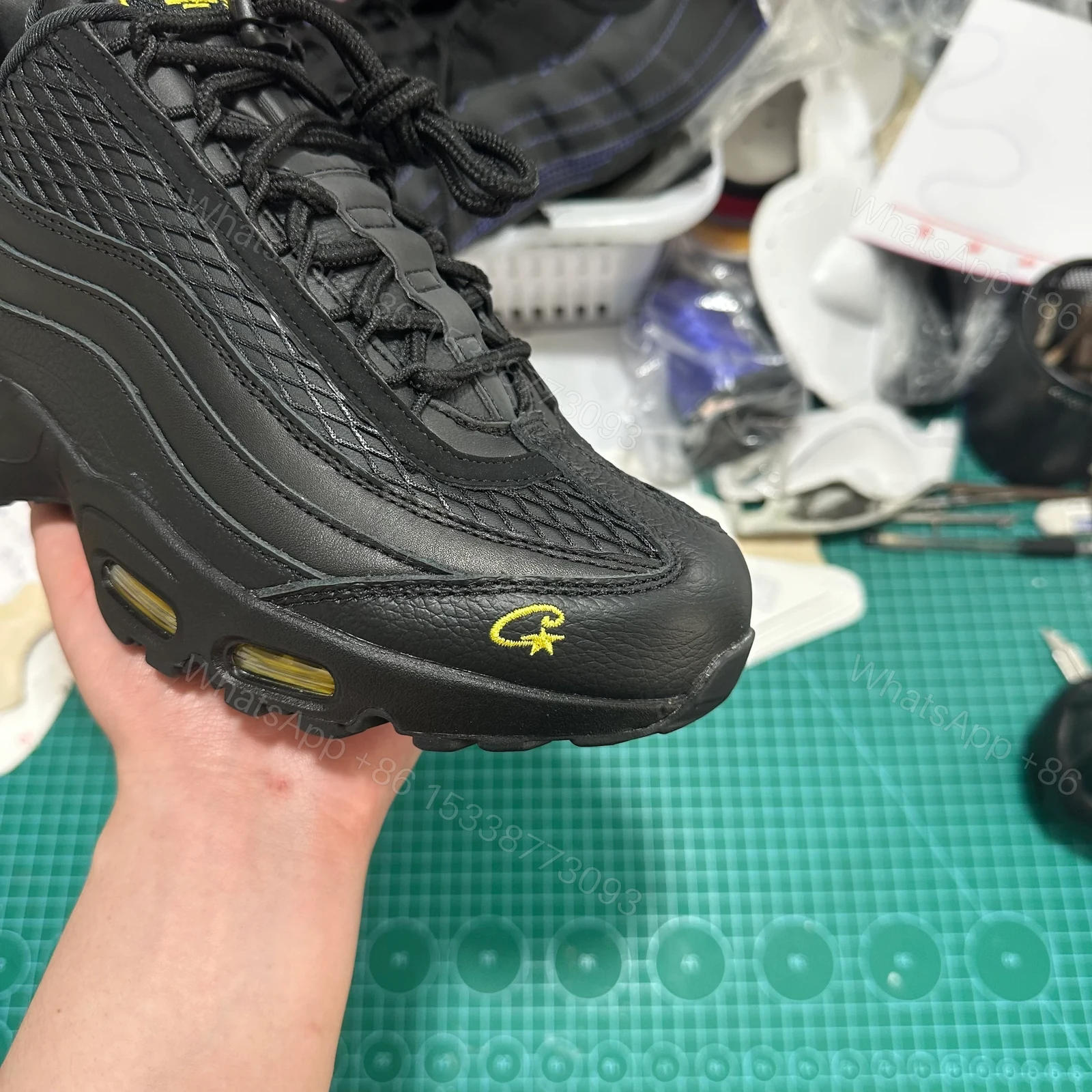 View 8 of Nike Air Max 95 Corteiz Honey Black