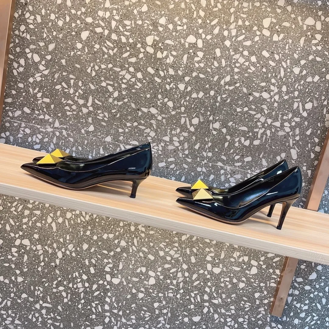 View 5 of Valentino Women Black Patent Leather Flats