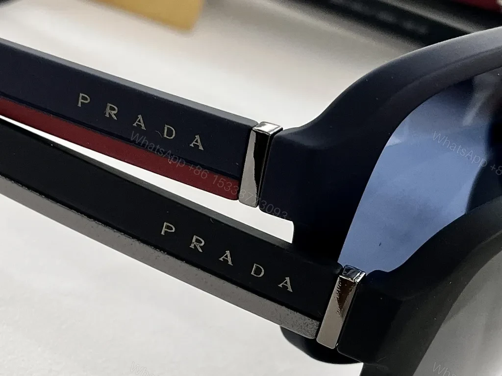 View 6 of Black Acetate Shield Sunglasses â€“ Prada Modern Luxe