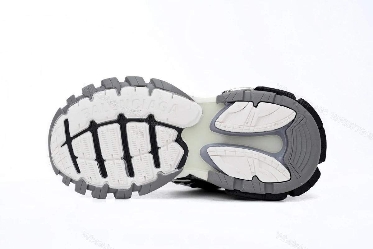 View 10 of Balenciaga Track 2 Sneaker Black And White 568614 W2GN3 1090
