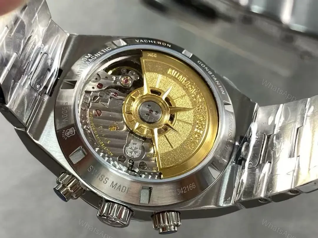 View 15 of Replica vacheron constantin Overseas chronograph 42.50 Stainless steel
