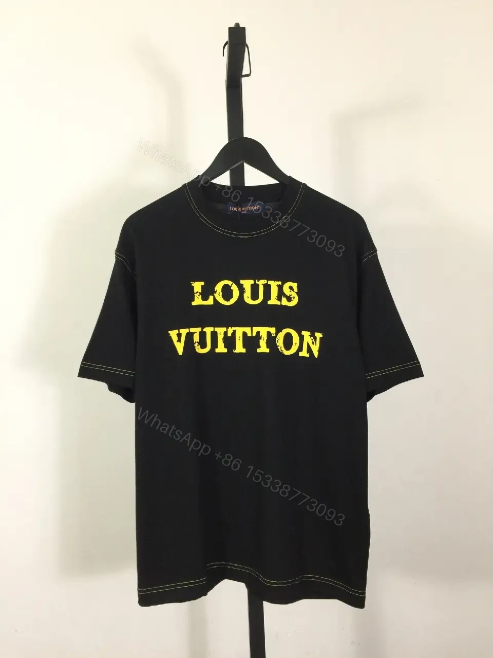 Bold Logo Tee: Premium Black Cotton Streetwear Top — view 1