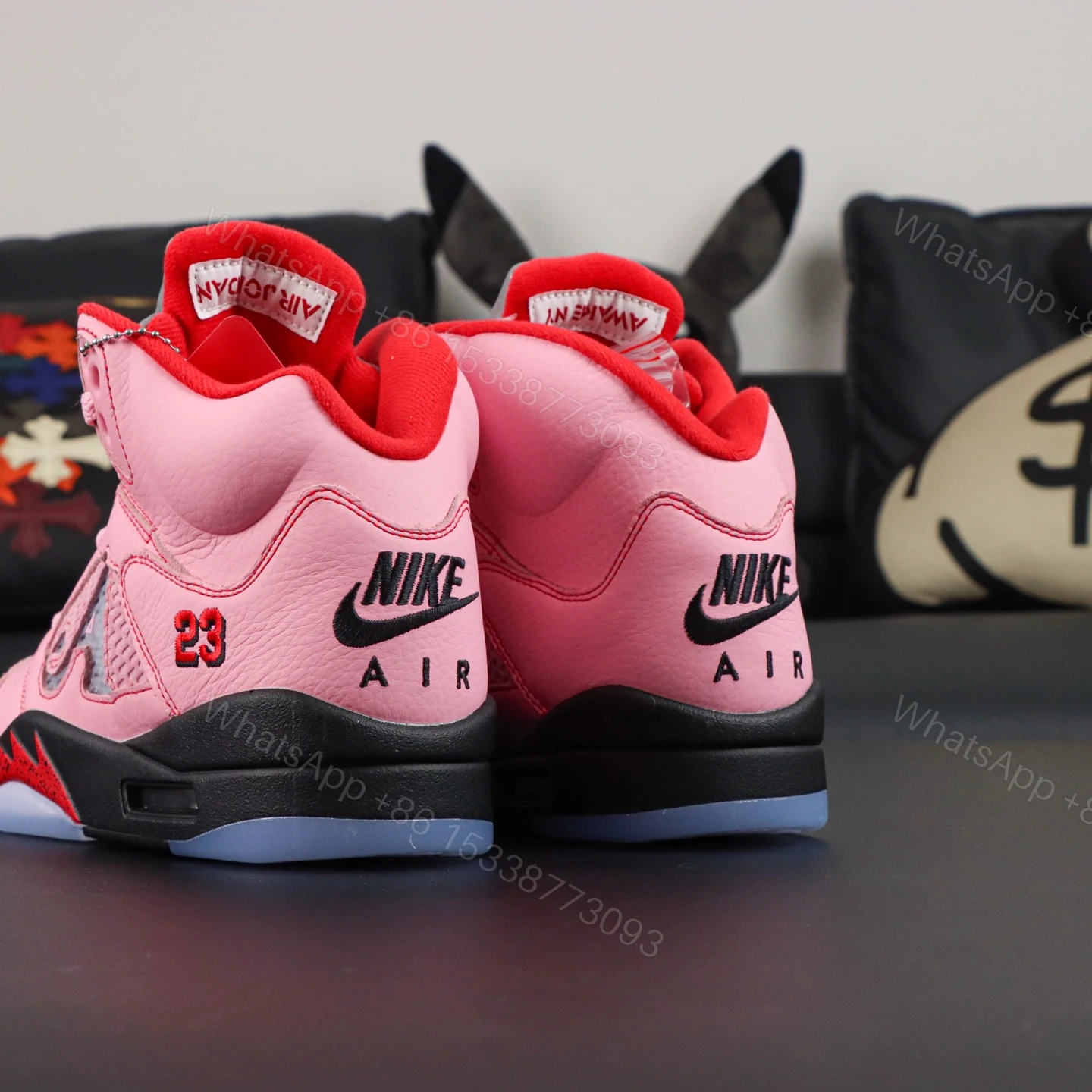View 5 of Awake NY x Air Jordan 5 Retro Pink Reps