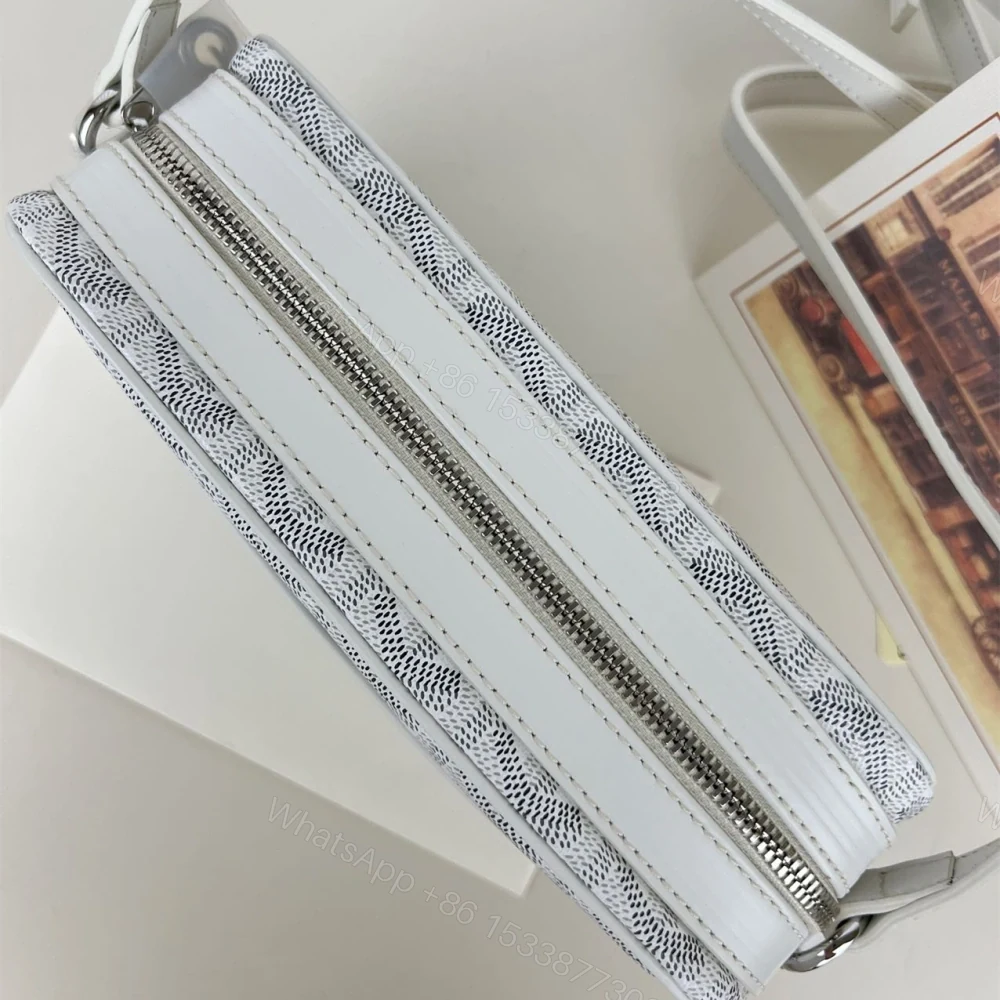 View 4 of 高仿Goyard*CAPVEP1相機郵差包白色小號免檢版