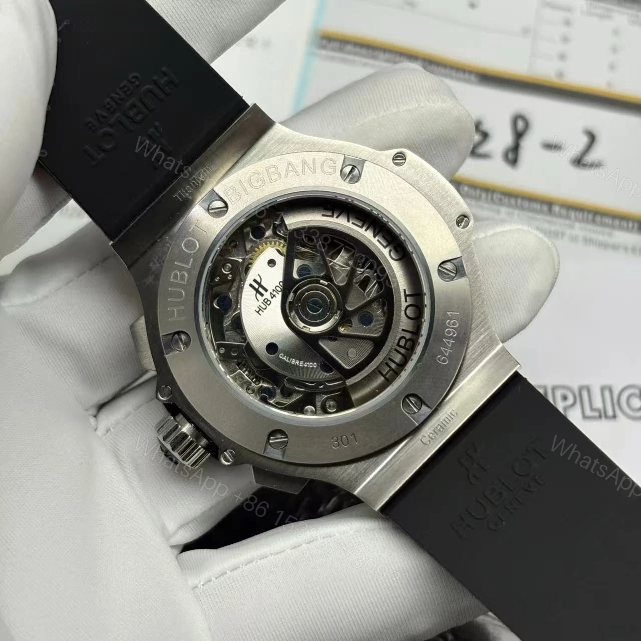 View 8 of Hublot Chronograph Replica