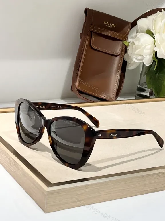 View 9 of Lux Burgundy Classic Sunglasses â€“ CELINE-Inspired, UT UV400