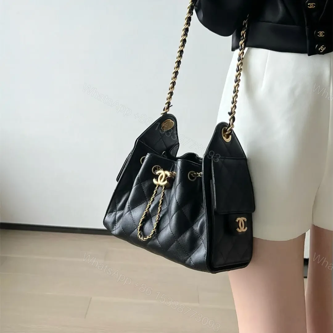 View 13 of 高仿Chanel*26C系列AS5631小牛皮腋下單肩包Mini黑色免檢版