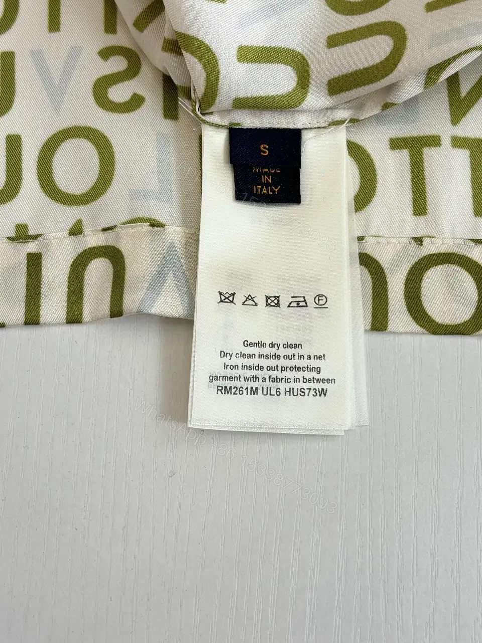 View 4 of Monogram Print Shirt Jacket: Lightweight, Polished, Versatile