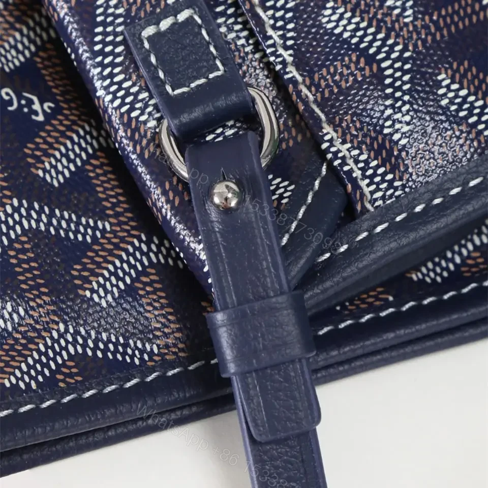 View 15 of 高仿Goyard*STLOUIP3滿印Tote手提袋藍色免檢版小號