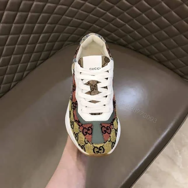 View 3 of Men’s Rhyton GG Multicolor sneaker – GC90