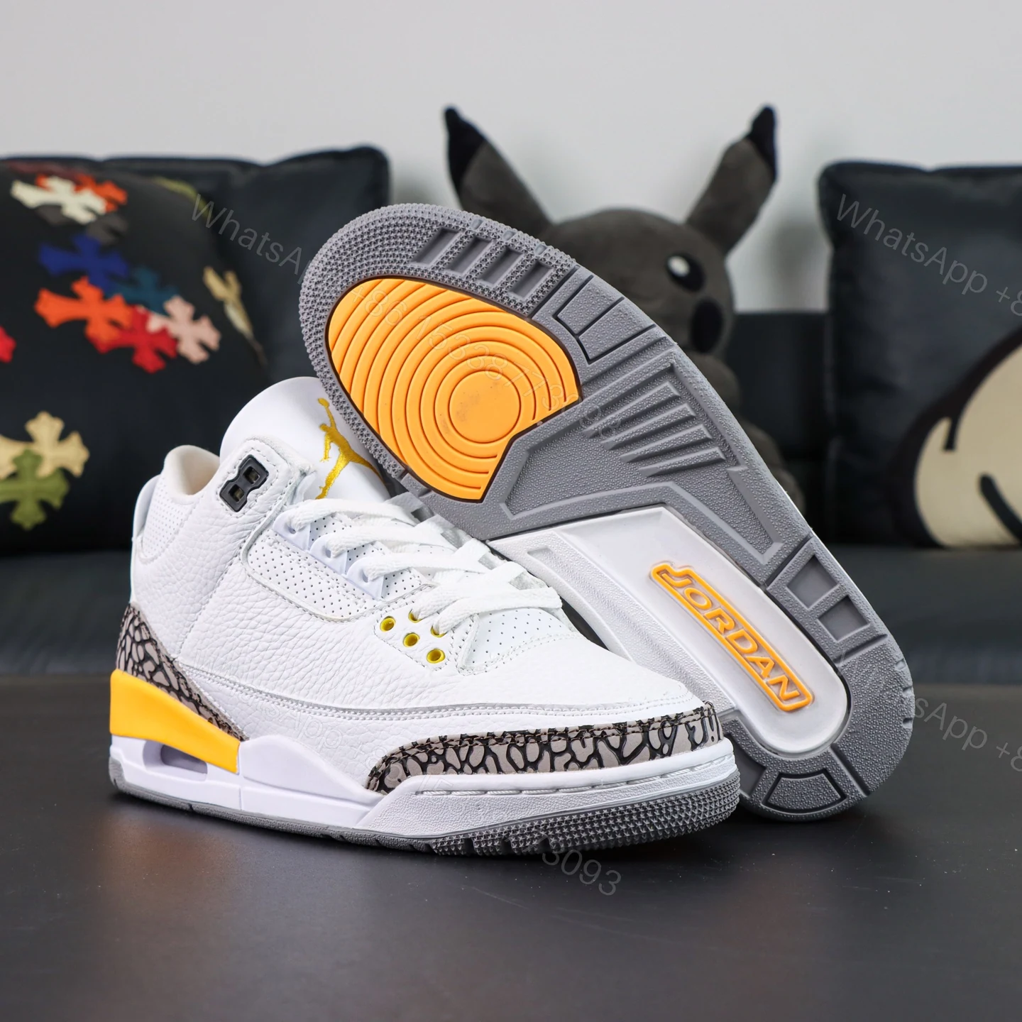 View 3 of Jordan 3 Retro Laser Orange