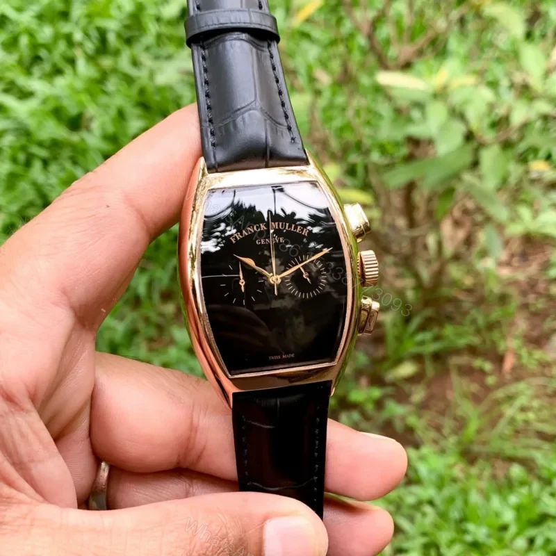 Franck Muller Curvex X Piano Chronograph Black 40mm Quartz — view 1