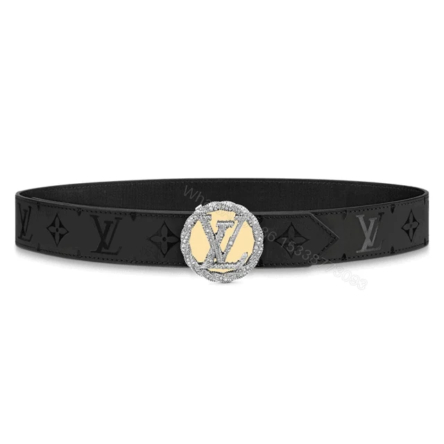 LOUIS VUITTON LV CIRCLE PLATE 35MM REVERSIBLE BELT – B155 — view 1