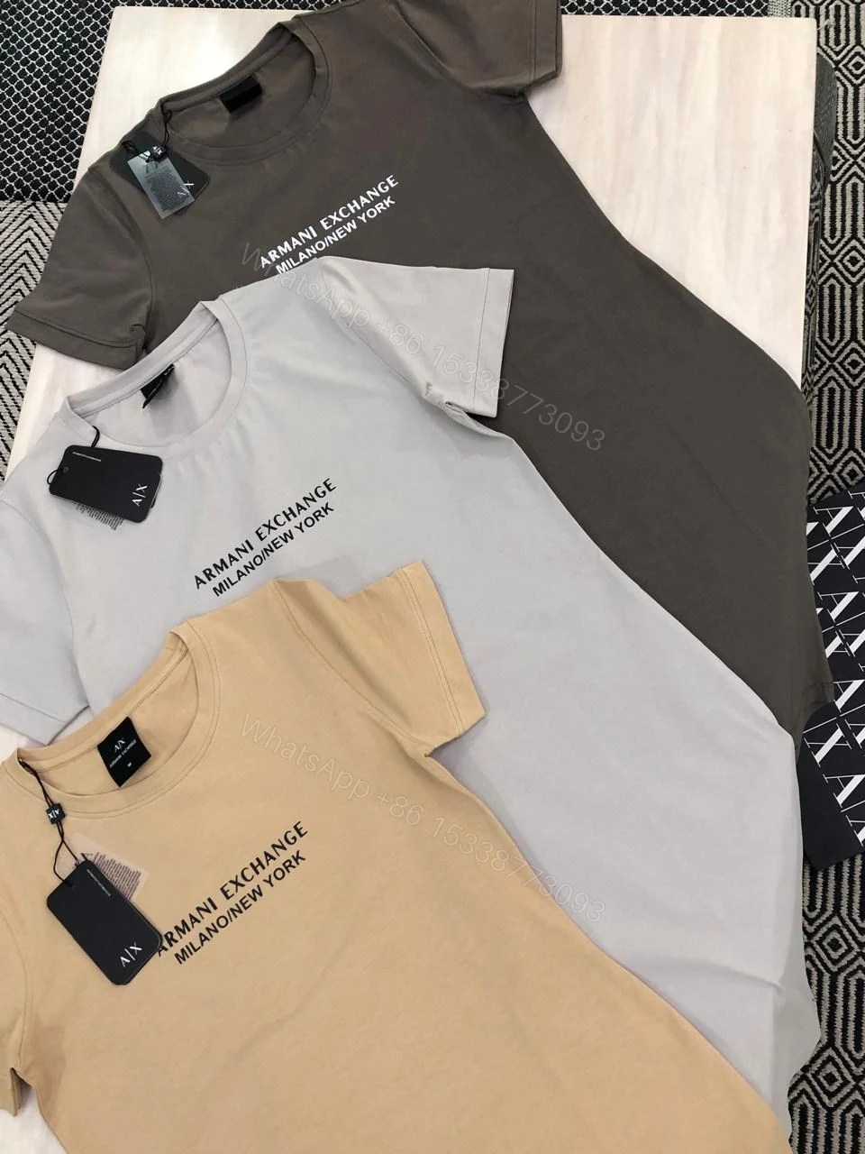 View 9 of BUY FIRST COPY T-SHIRT FOR WOMEN BY ARMANI EXCHANGE