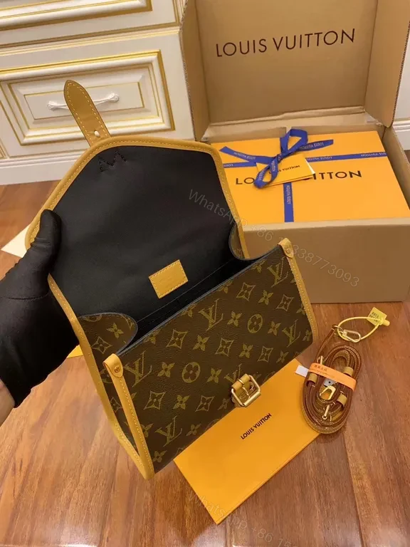 View 5 of Chic Monogram Crossbody â€” Compact LV Luxury Crossbody Bag