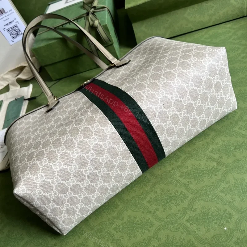 View 3 of Gucci GG Supreme Ophidia Medium