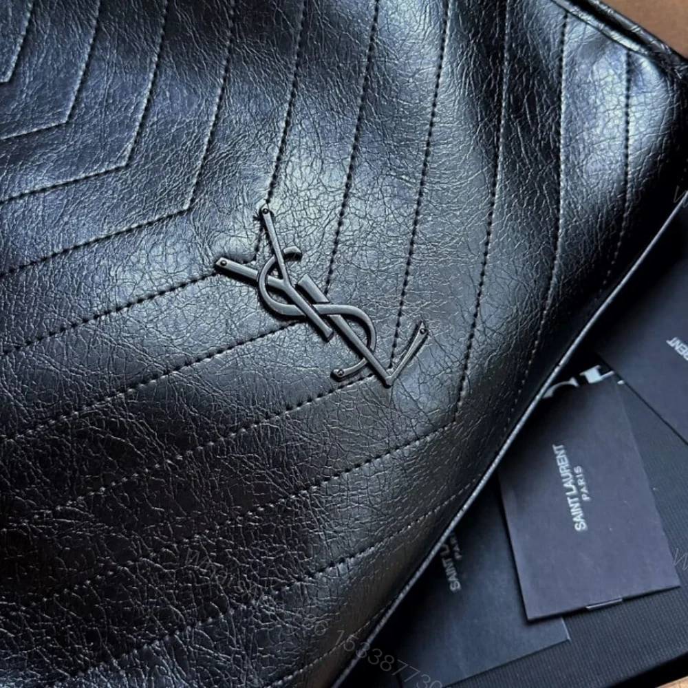 View 4 of Saint Laurent Medium Niki Shopping Bag Black 33Cm