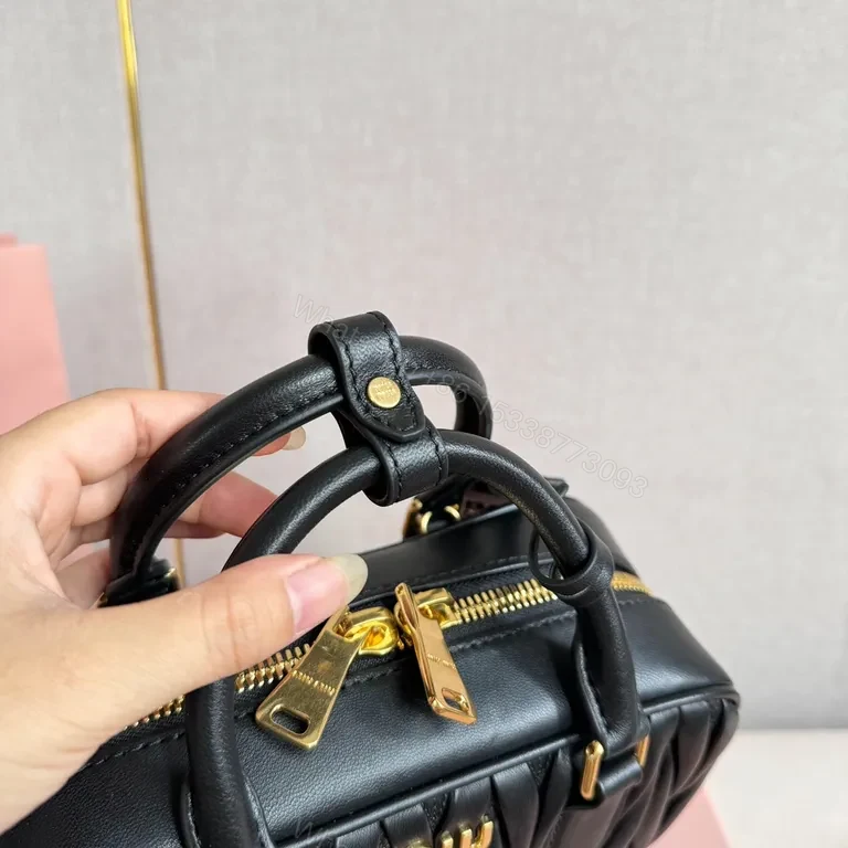 View 6 of Structured Quilted Leather Mini Satchel