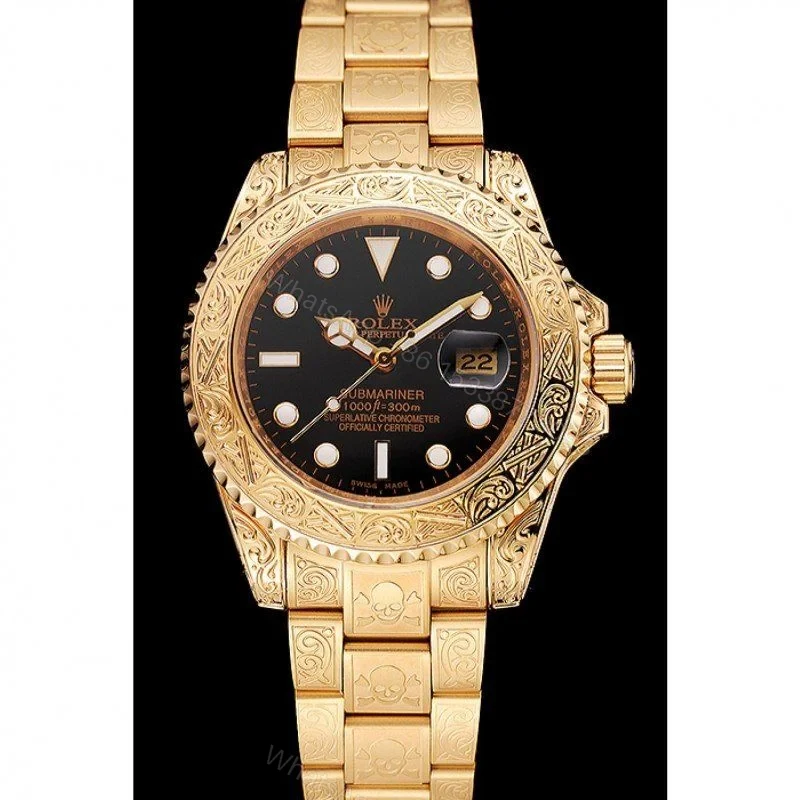 View 2 of Replica Rolex Submariner Black Dial 1454071