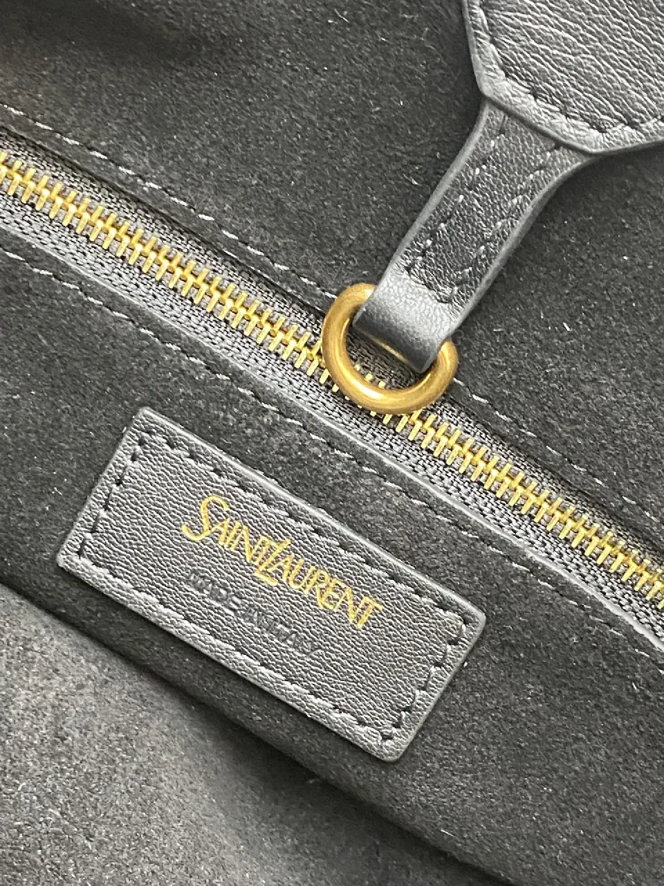 View 3 of V-Neck Bold Tote: Sculpted Leather, Everyday Luxury