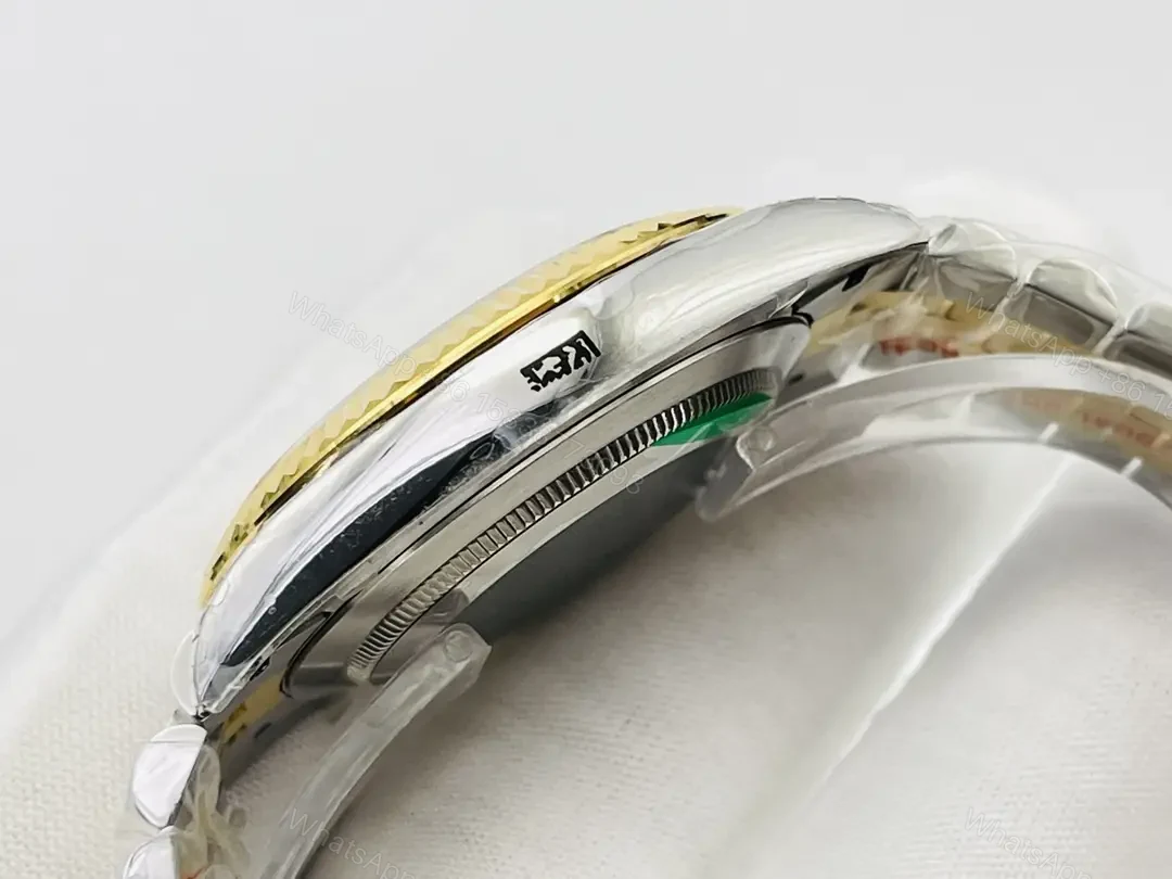 View 6 of Fake Rolex Datejust Yellow Gold Best Jubilee Bracelet 41MM 126333-0010