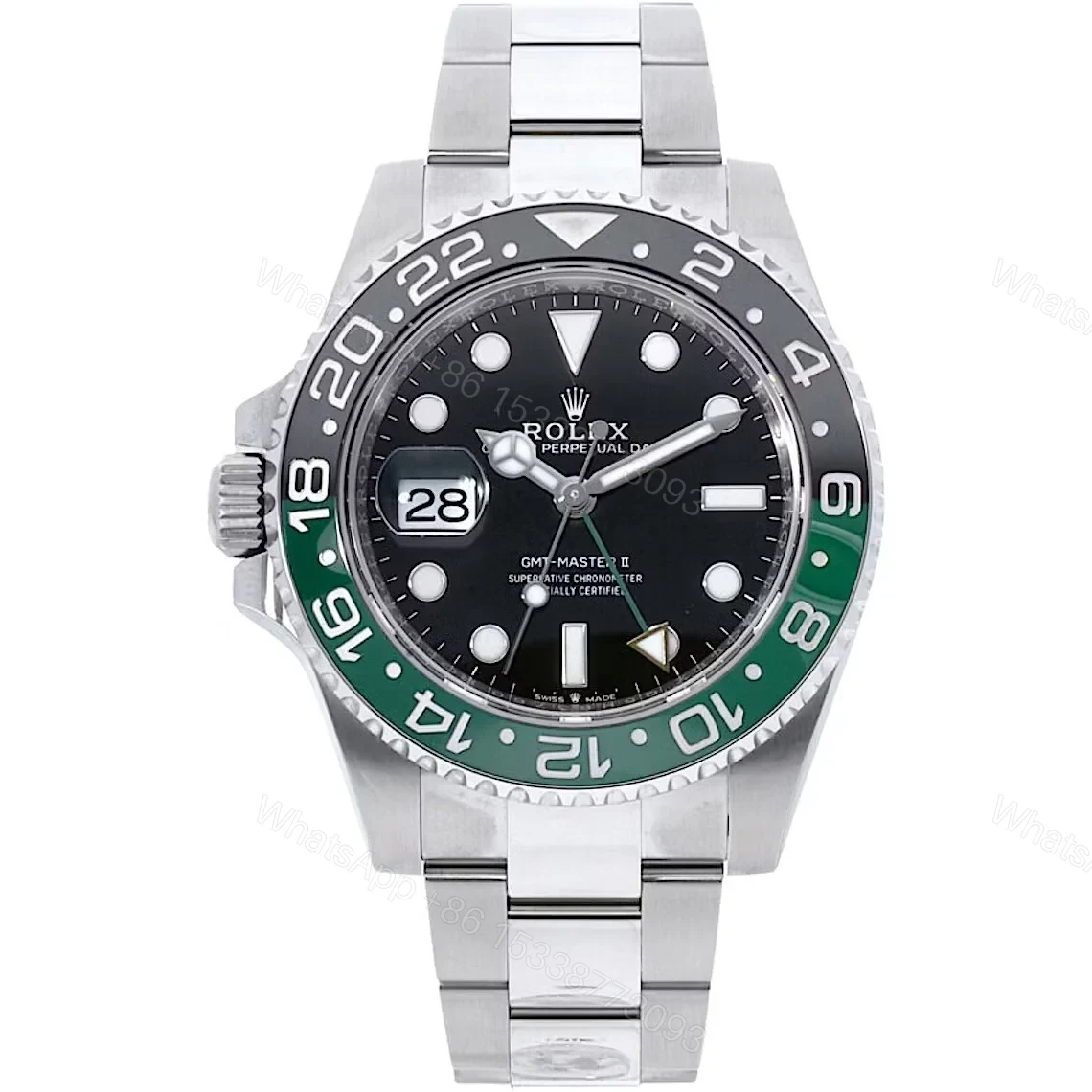 Replica Rolex GMT-Master II Black Dial 126720VTNR “Sprite” — view 1