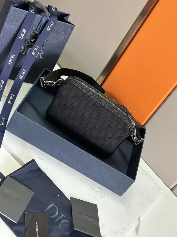 View 8 of Sleek Crossbody Bag: Dior Monogram, All-Day Versatility