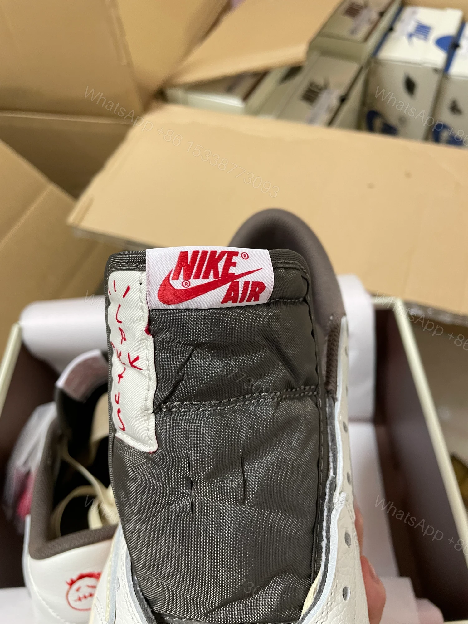 View 6 of Jordan 1 Retro Low OG SP Travis Scott Reverse Mocha