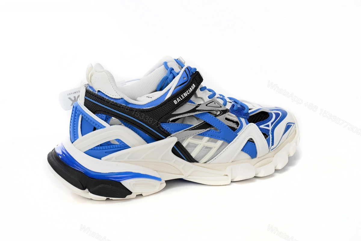 View 2 of Balenciaga Track 2 Sneaker Blue White 568614 W3AE2 4191