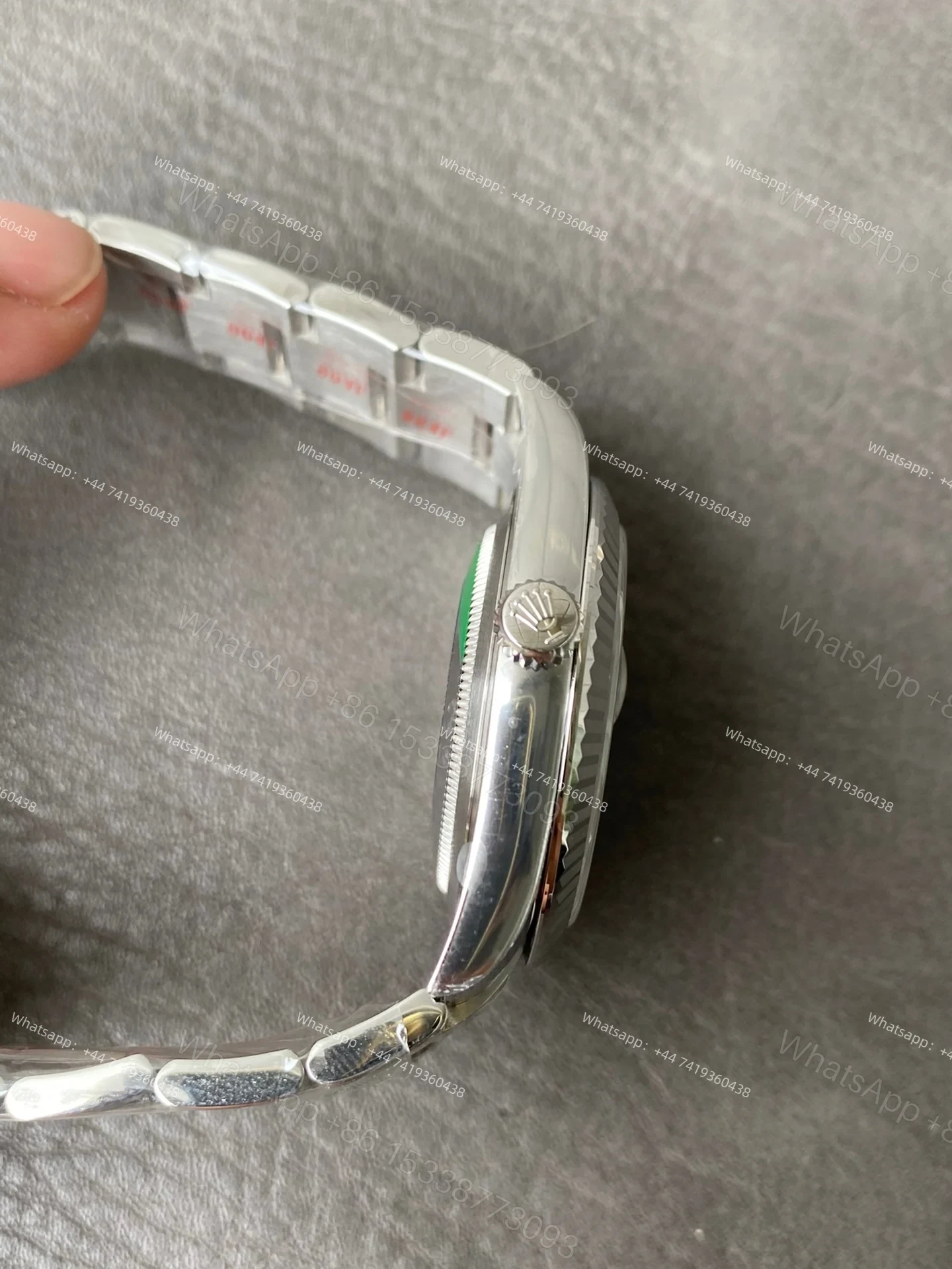 View 8 of Rolex Datejust M126334-0013 1:1 Replica Gray Dial Oyster 41MM 3235 Movement Super Clone Watch