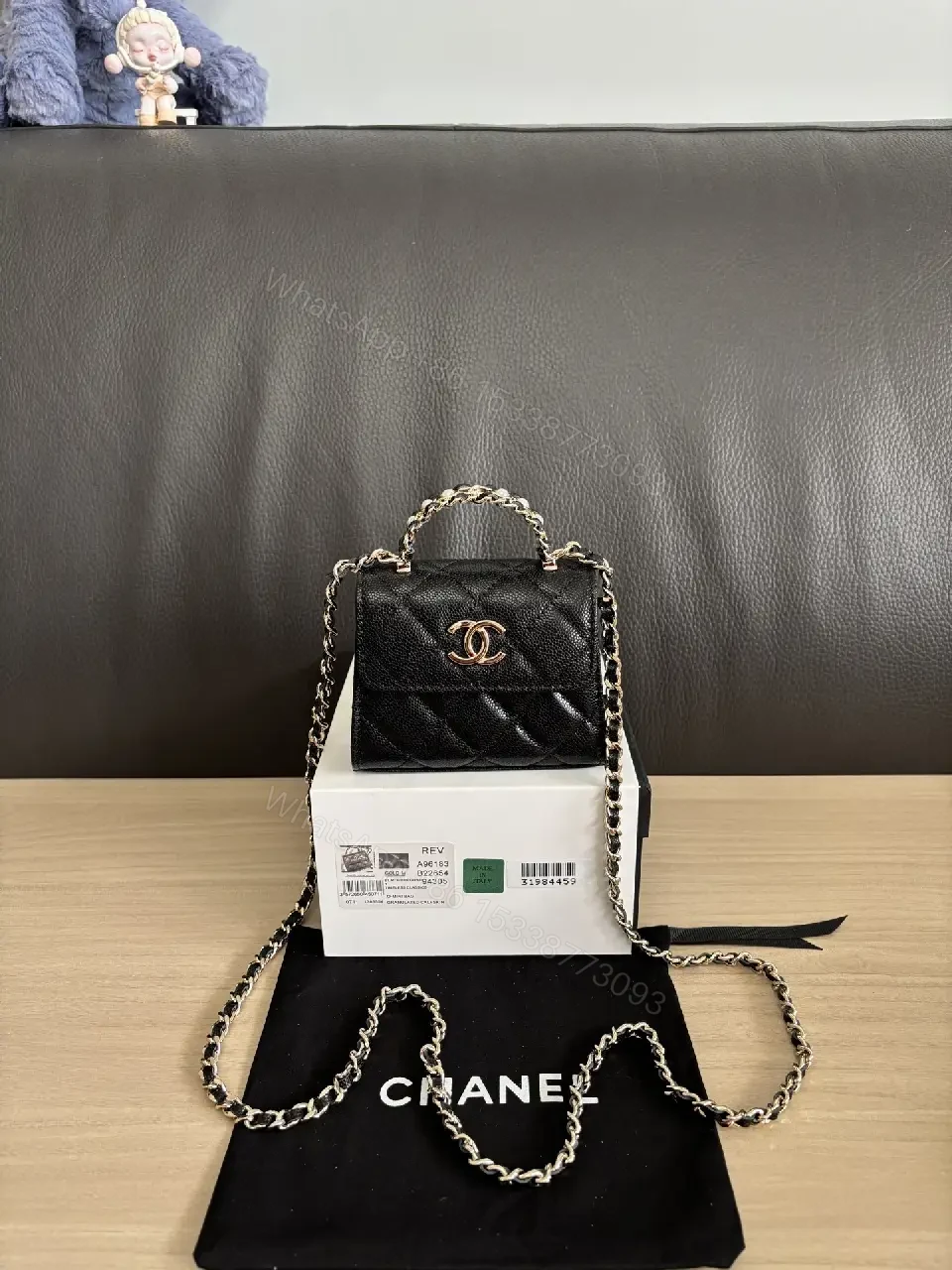 View 4 of Mini Quilted Chain Bag: Luxurious Everyday Classic