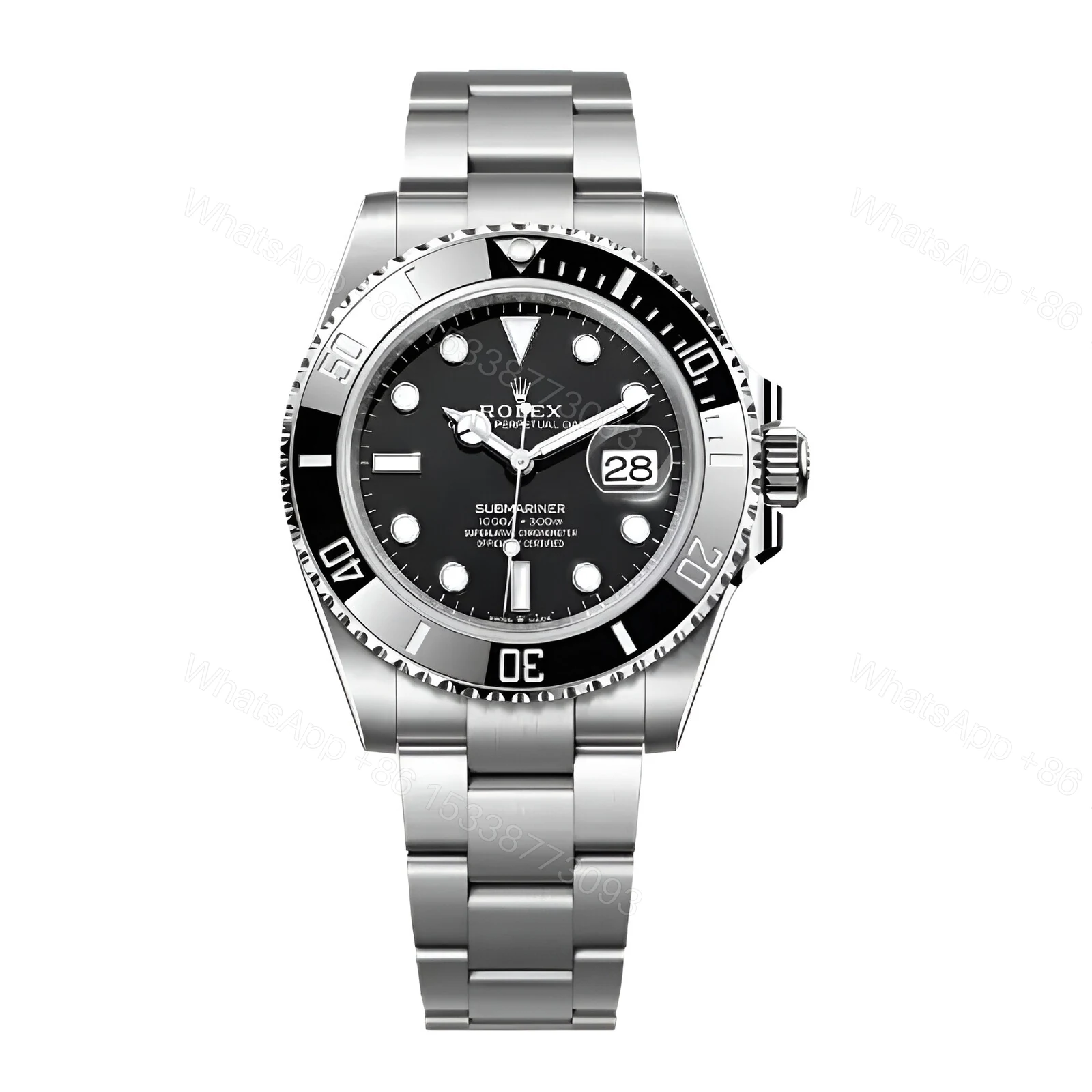 Rolex Submariner Date Black Dial Replica — view 1