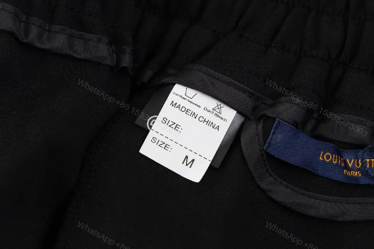 View 5 of Compact Luxury Sweatshorts: Rainbow LV-Inspired Logo, Slim Fit