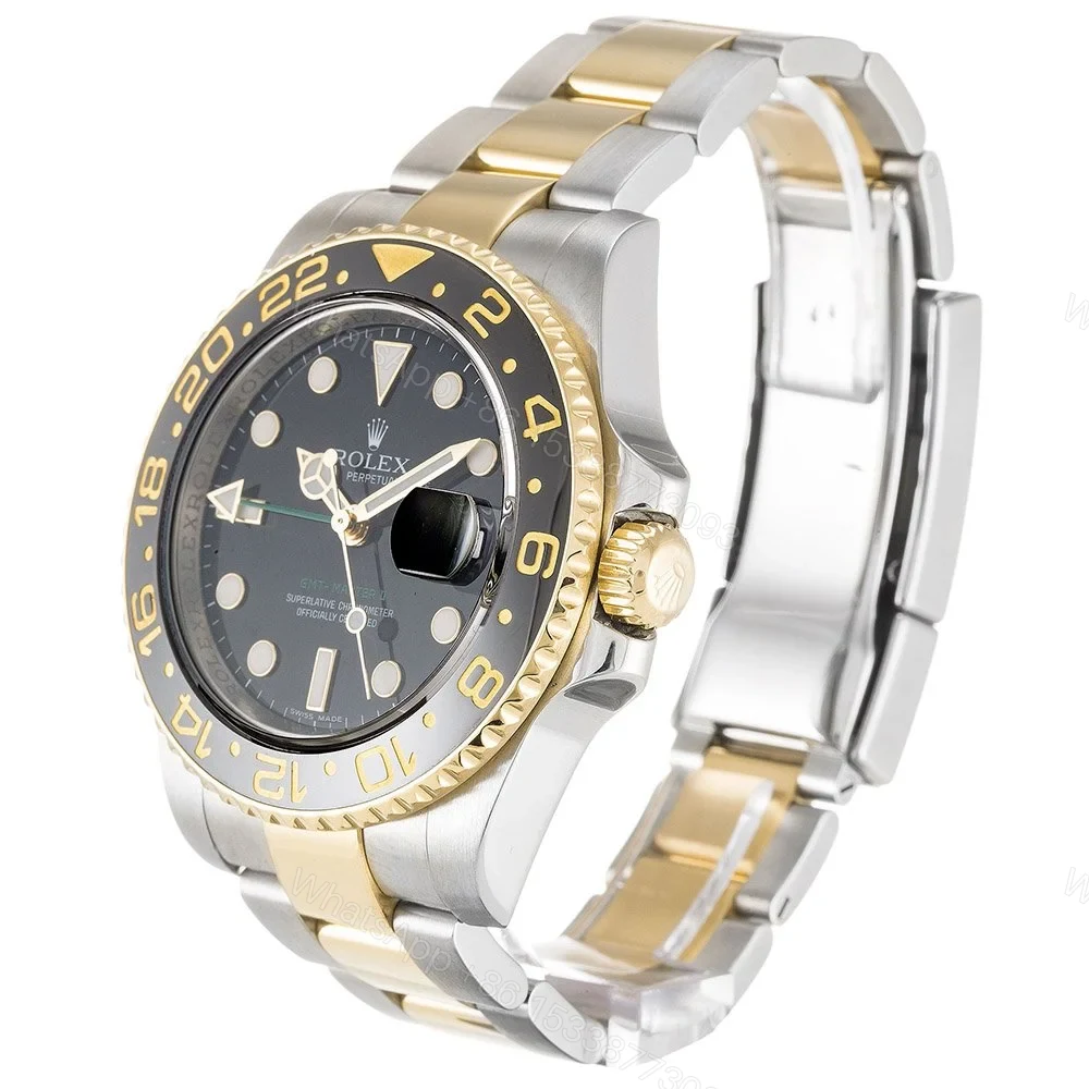 View 10 of Replica Rolex GMT-Master II Black Dial 116713
