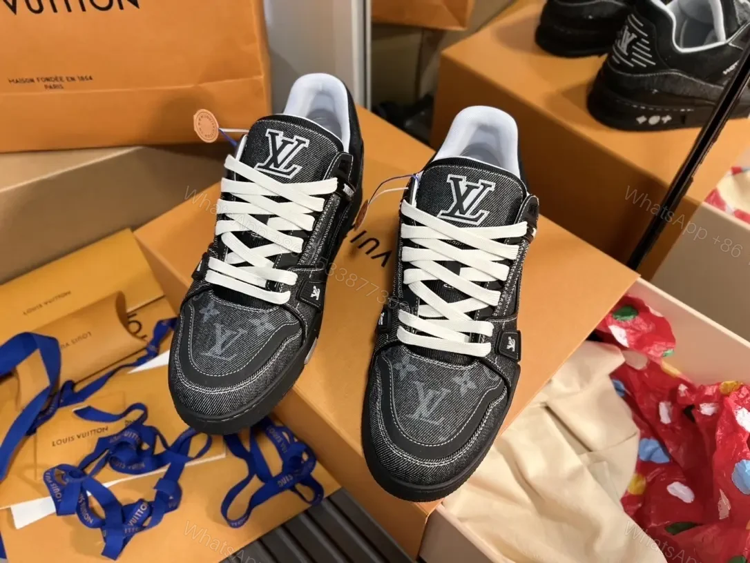 View 7 of Bold Textured Runner: Premium Sneakers with Monogram Detail