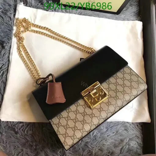 View 4 of Gucci Padlock Beige Dupe Bag AAAA ZNX543