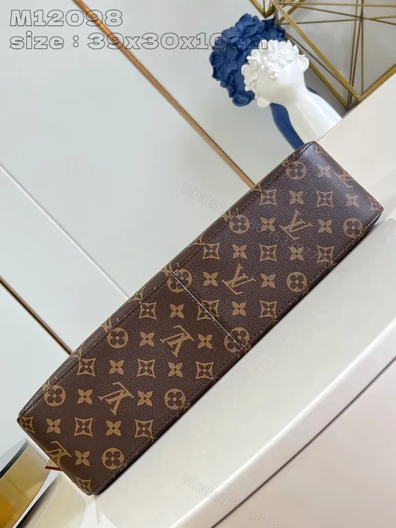 View 4 of Chic Monogram Canvas Shoulder Bag: Luxury Everyday Style
